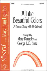 All the Beautiful Colors Two-Part choral sheet music cover